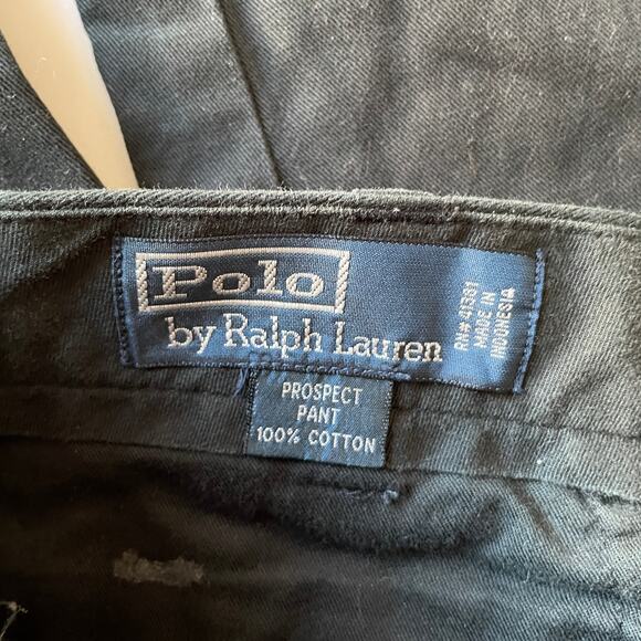 Polo by Ralph Lauren Navy Cotton Classic Polo Chino Prospect Pants - Size 34/30 - Picture 4 of 10